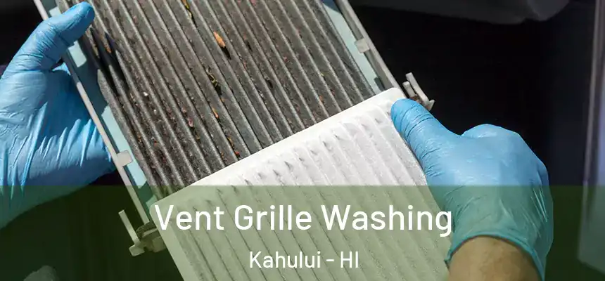 Vent Grille Washing Kahului - HI